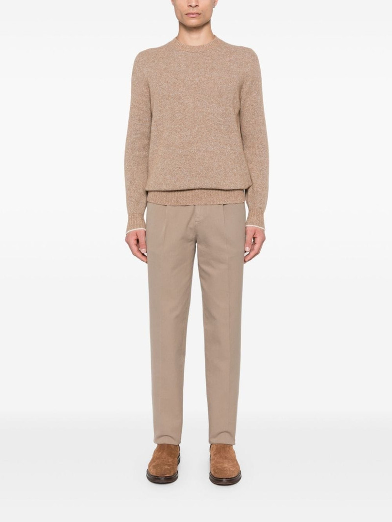 Brunello Cucinelli pressed-crease trousers outlook