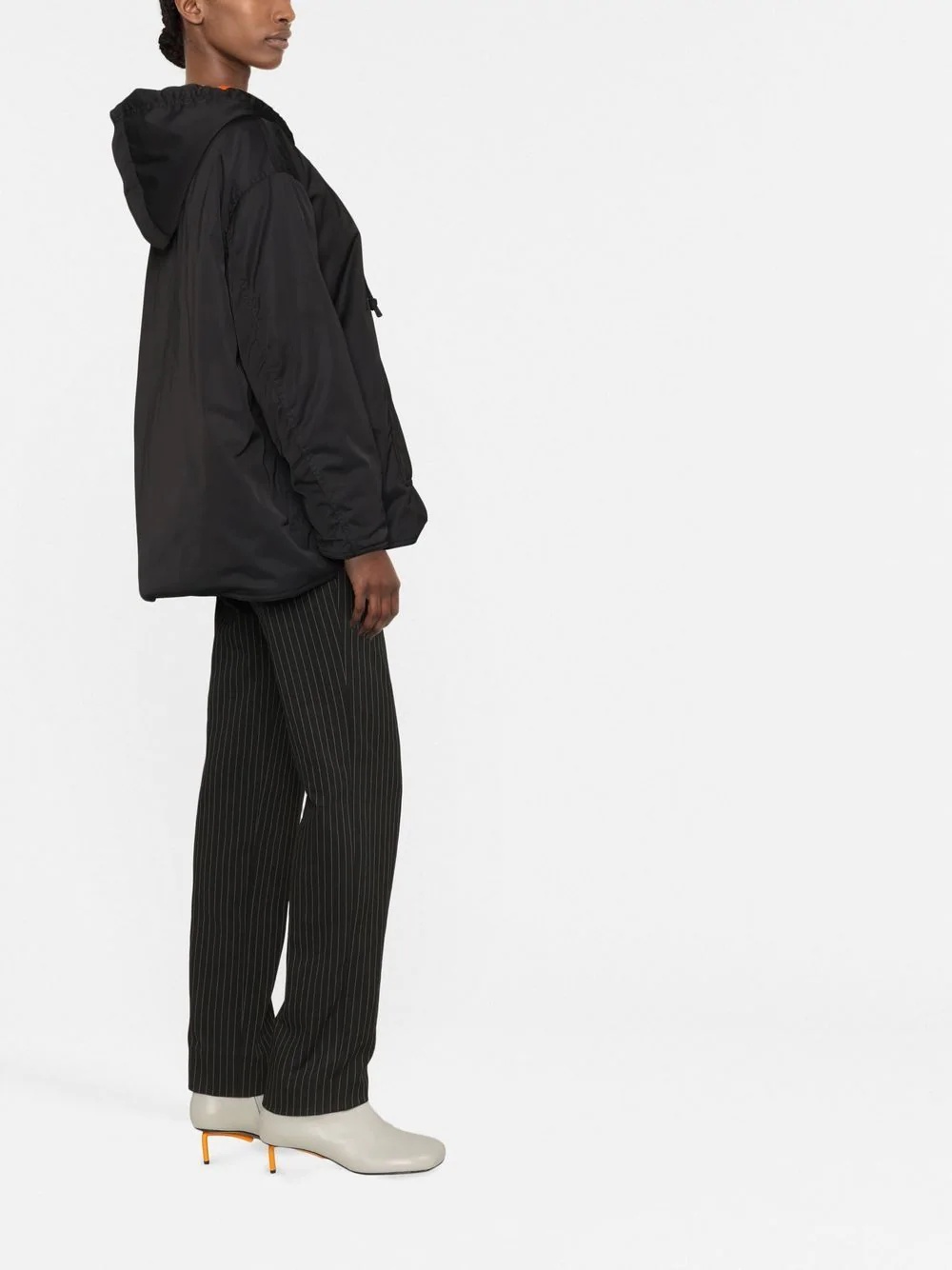 drop-shoulder hooded jacket - 3