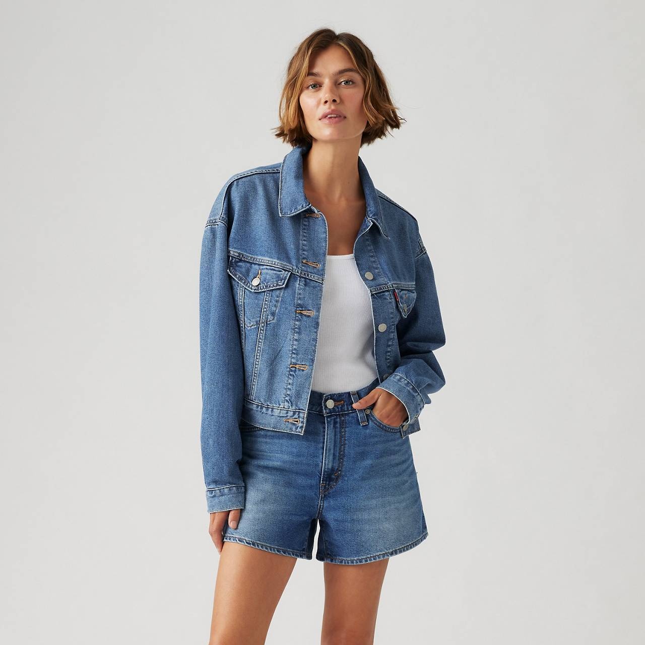 SHRUNKEN '90S TRUCKER JACKET - 2