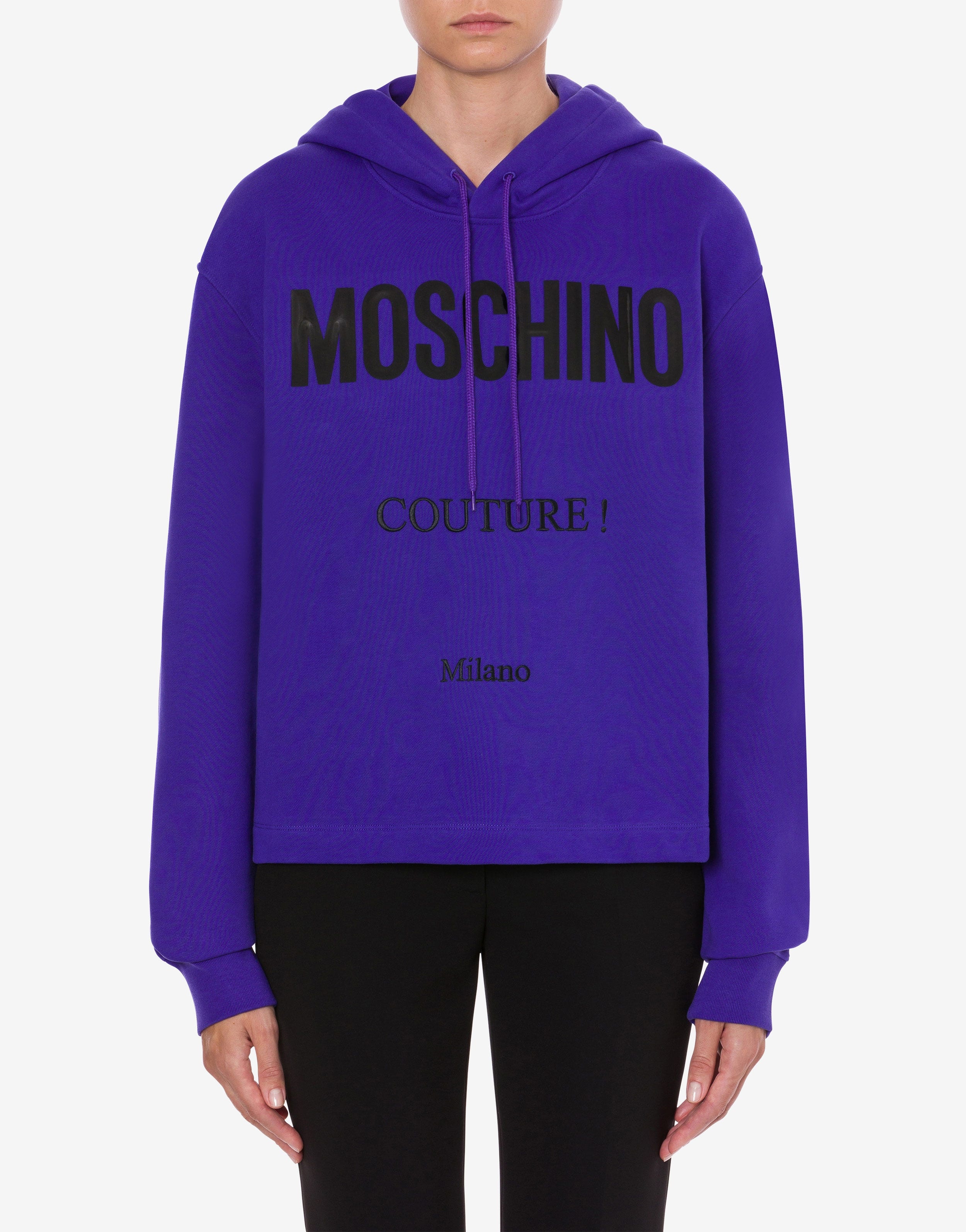 MOSCHINO COUTURE HOODED SWEATSHIRT - 2