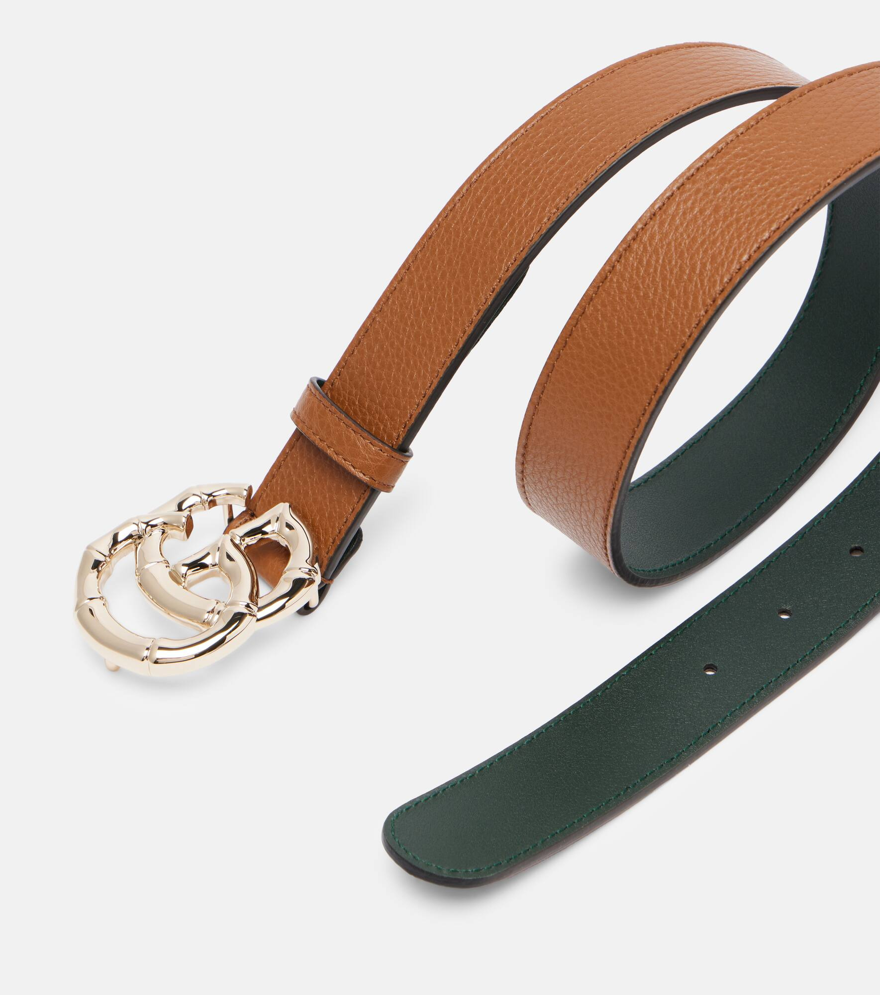 GG leather belt - 3