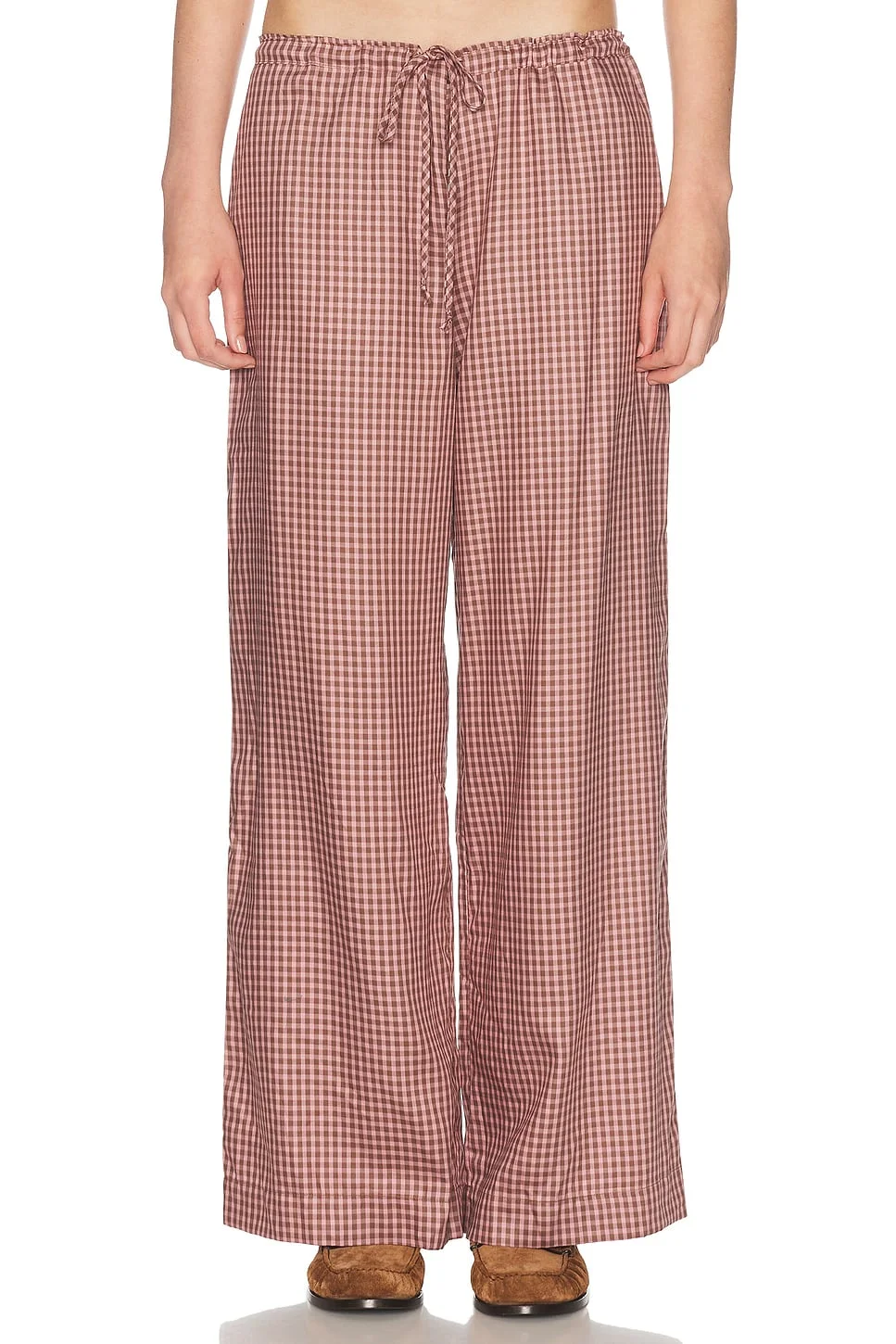 The Tencel Plaid Tie Pant - 1