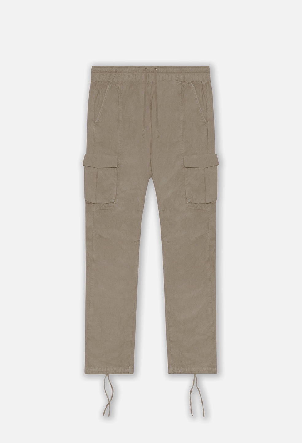 BACK SATEEN CARGO PANTS - 1