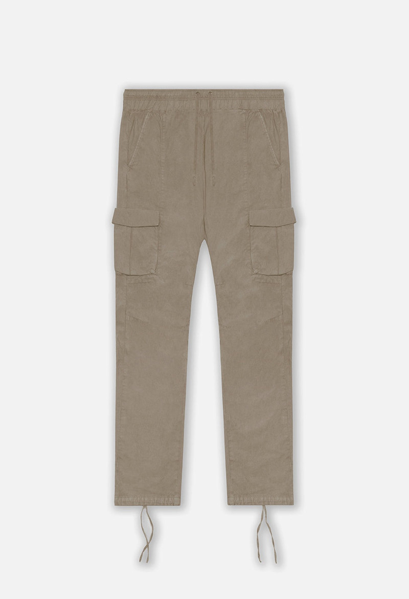 BACK SATEEN CARGO PANTS 1