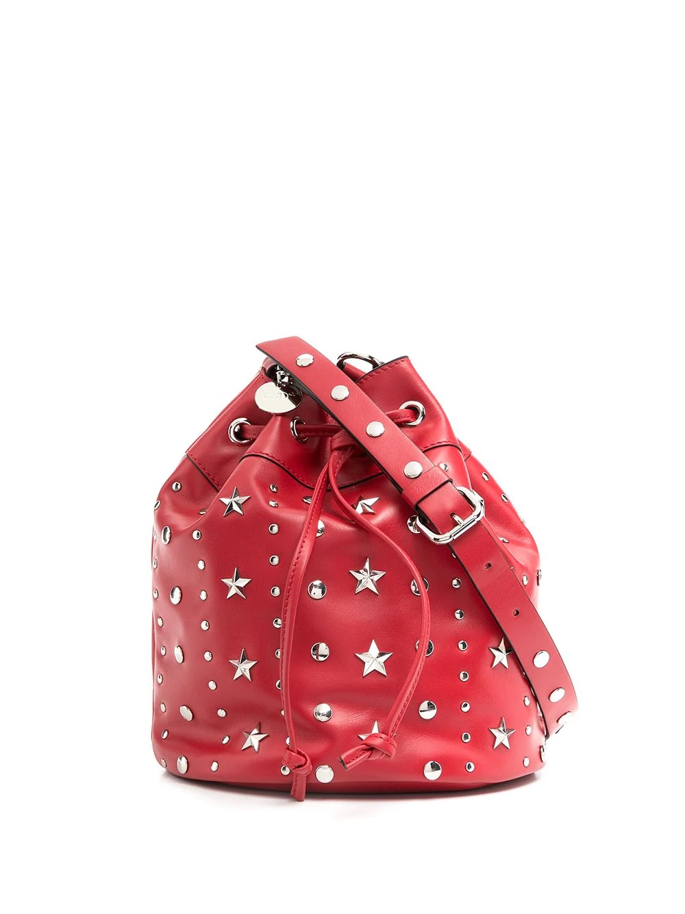 RED(V) stud-embellished bucket bag  - 1