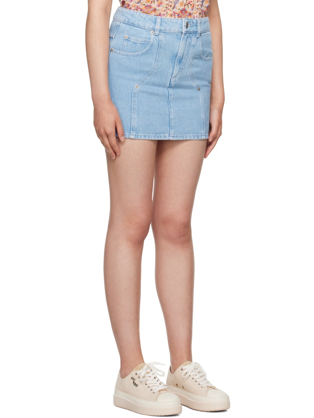 Blue Vesna Denim Miniskirt - 2