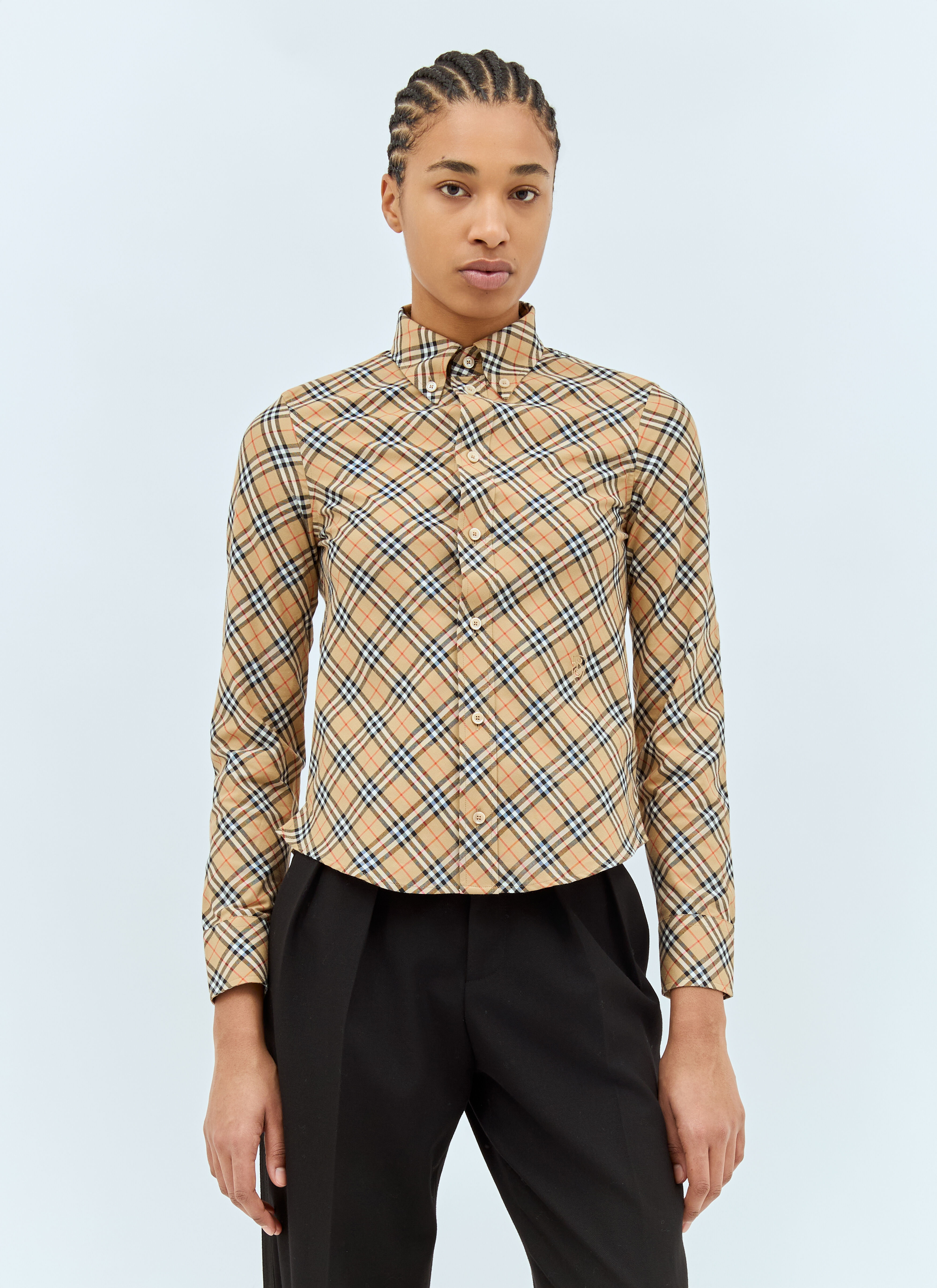 Check Cotton Shirt - 1