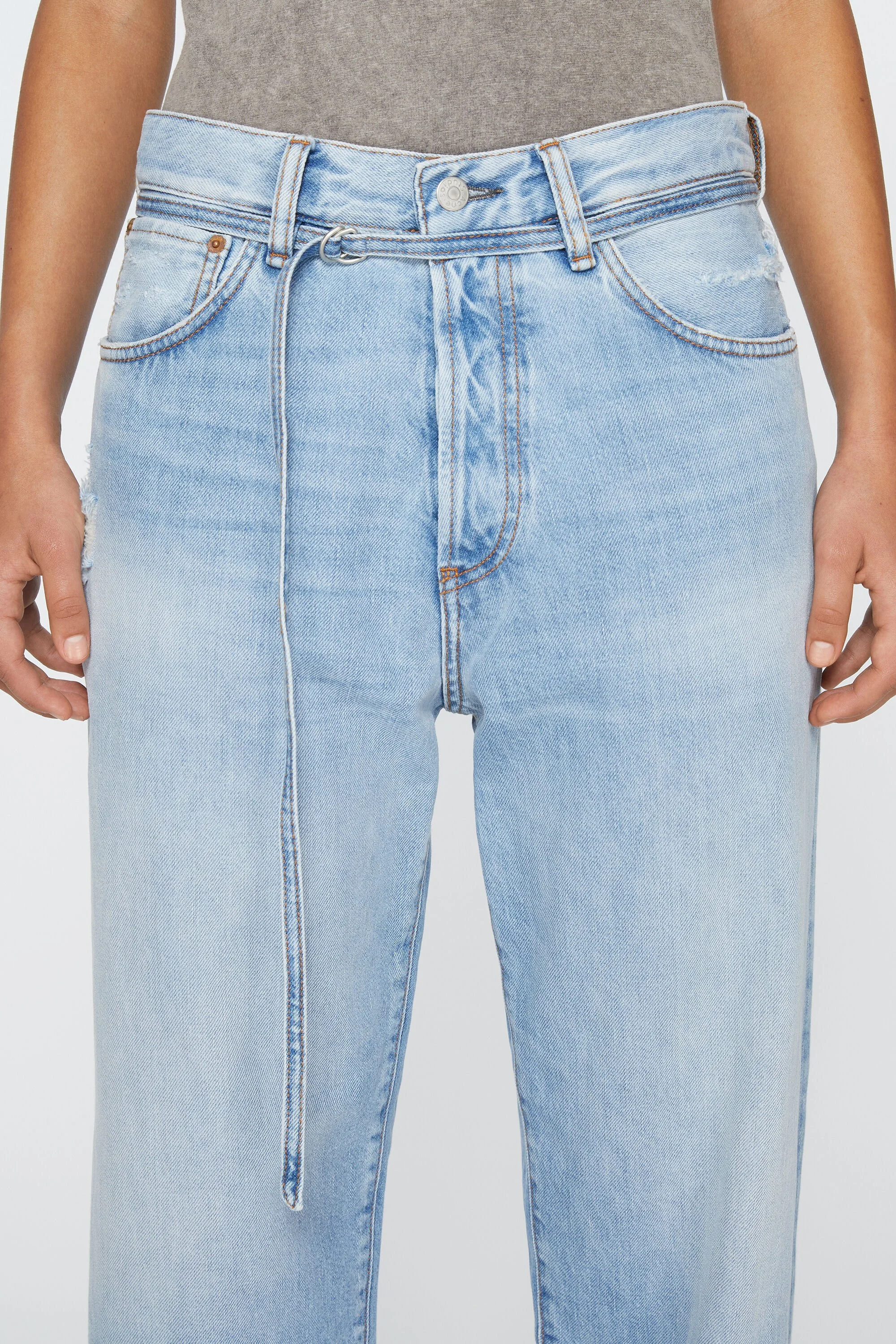 Acne Studios Loose fit jeans - 1991 Toj - Light blue | REVERSIBLE