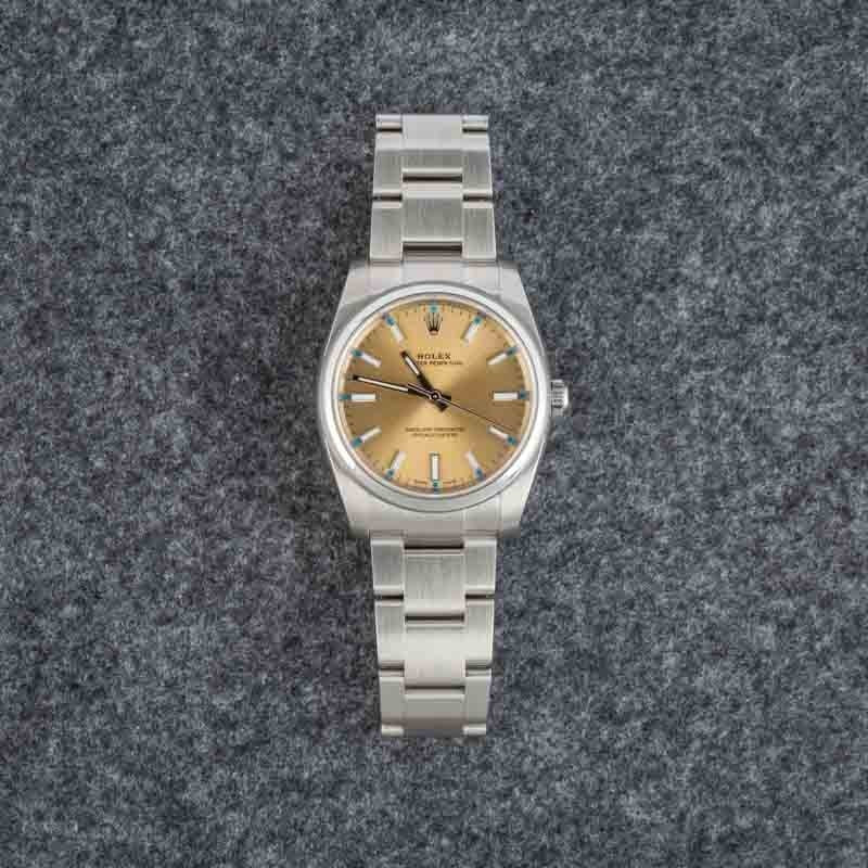 Rolex Oyster Perpetual 34 Ref 114200 White Grape Dial - 6