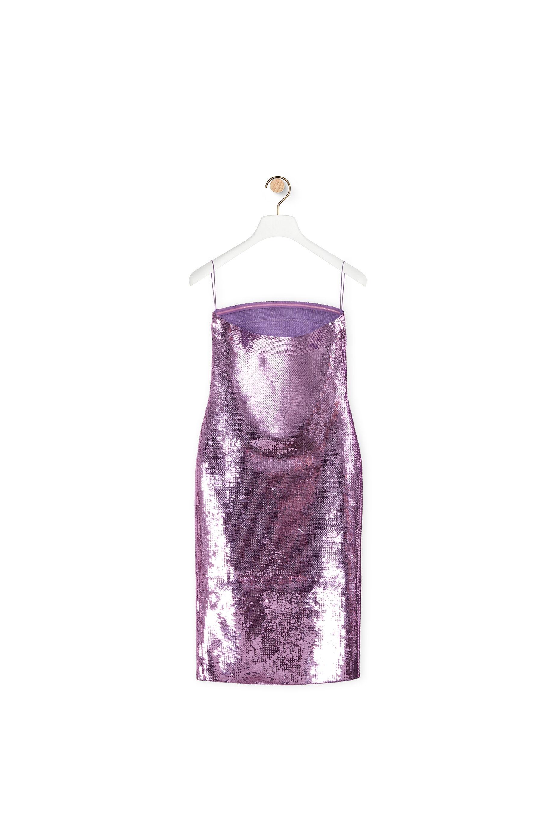 Sequin bustier midi dress in viscose - 2