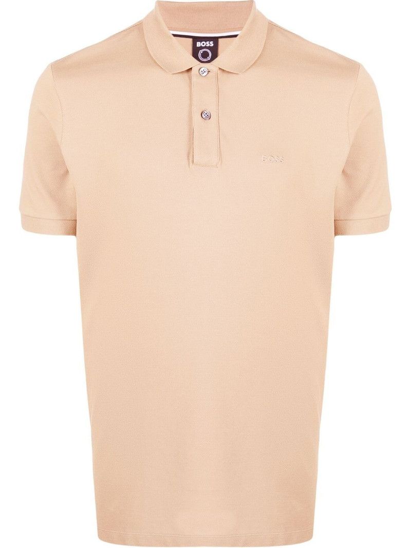 embroidered-logo polo shirt 1