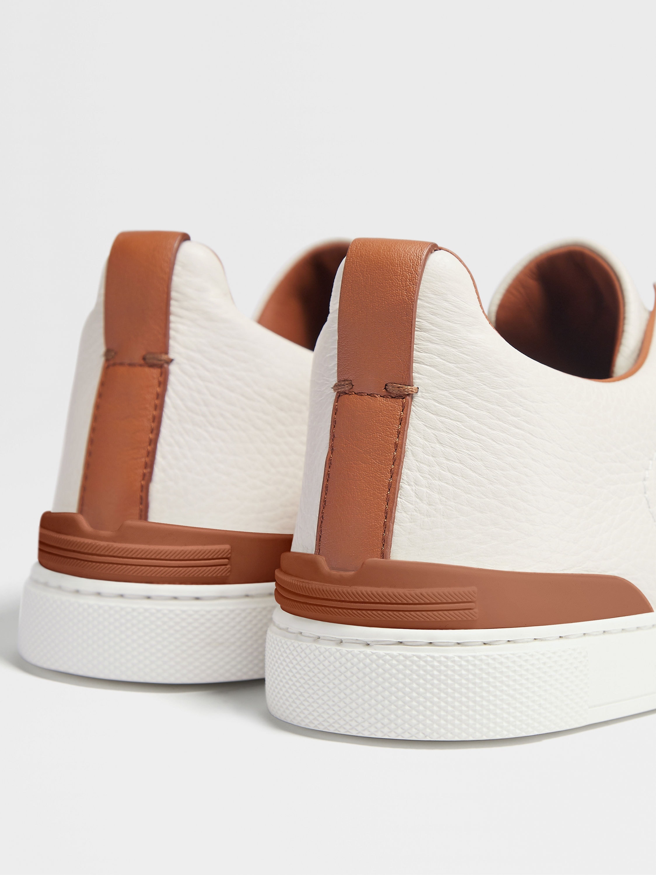 OFF WHITE DEERSKIN TRIPLE STITCH™ SNEAKERS - 3