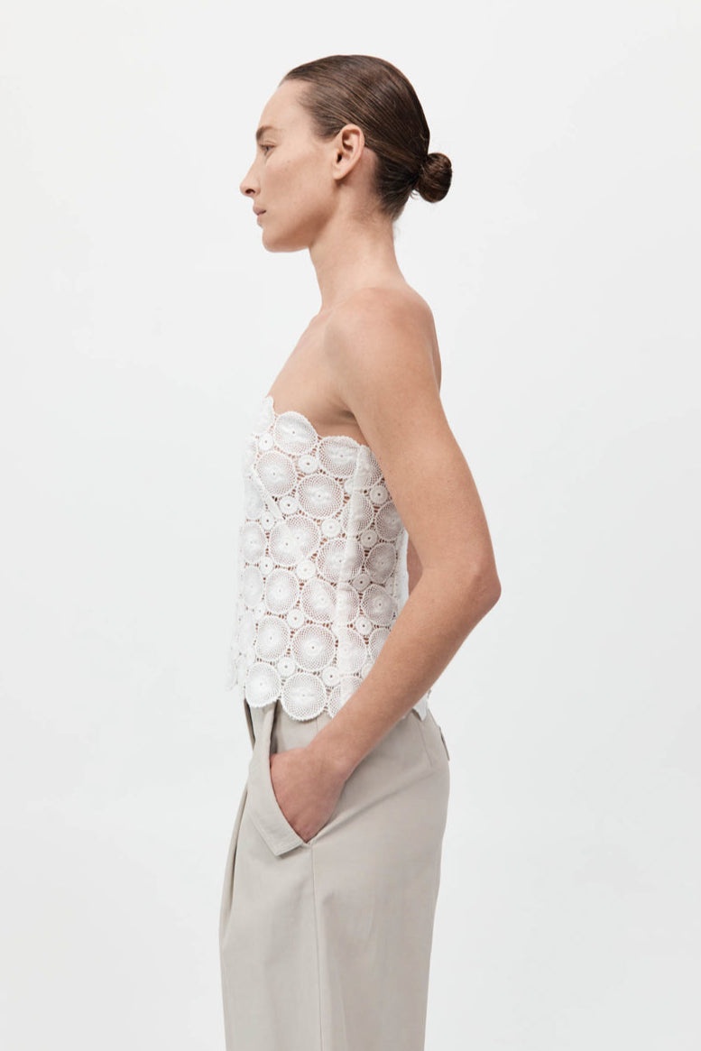 Doily Top - White - 4