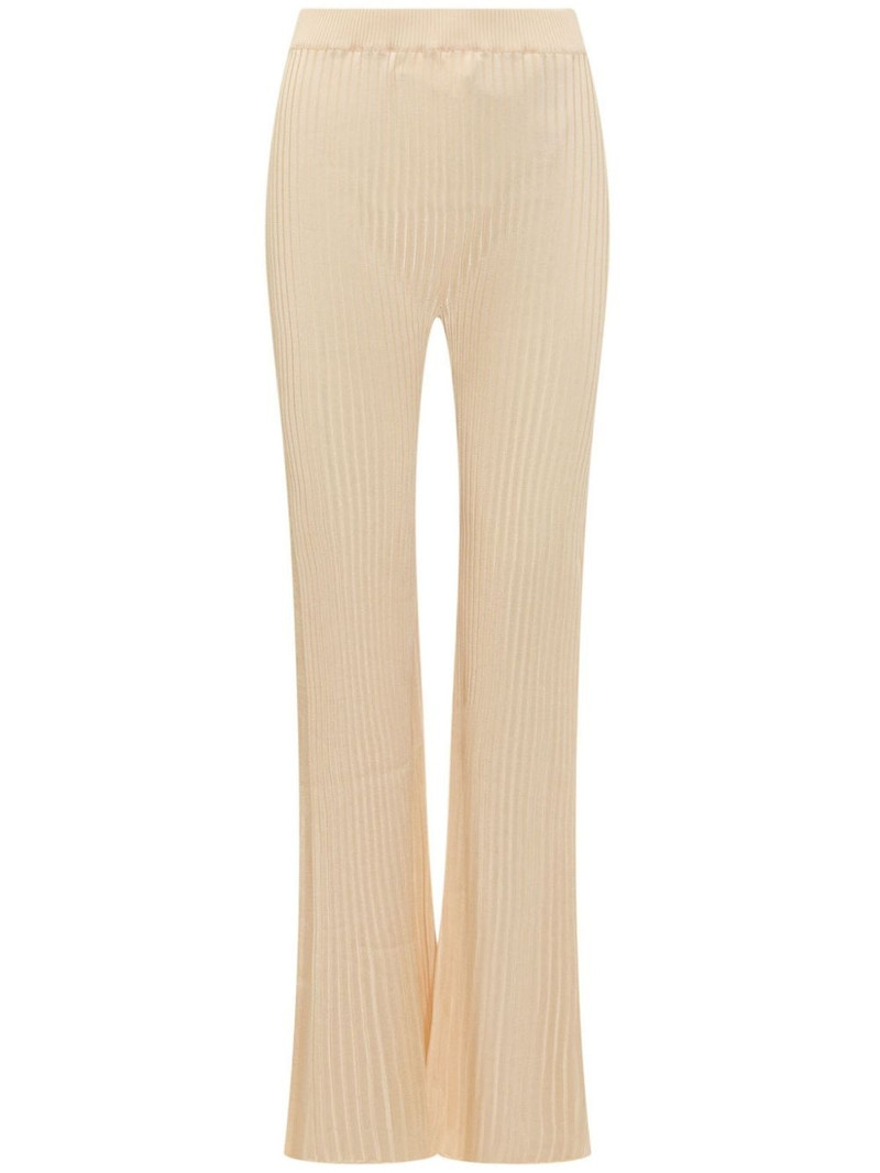 ribbed-knit trousers 1