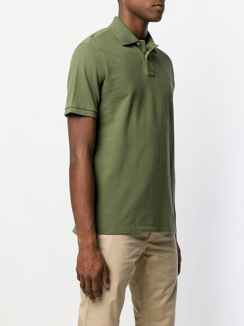 embroidered logo polo shirt 3