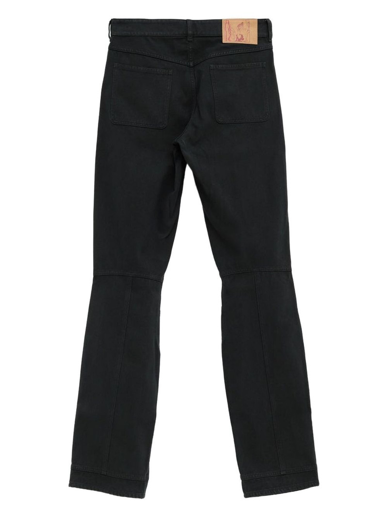 Martine Rose logo-appliqué jeans outlook