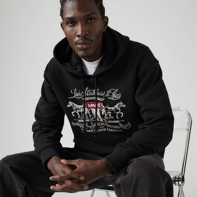Levi's RELAXED FIT GRAPHIC HOODIE SWEATSHIRT outlook