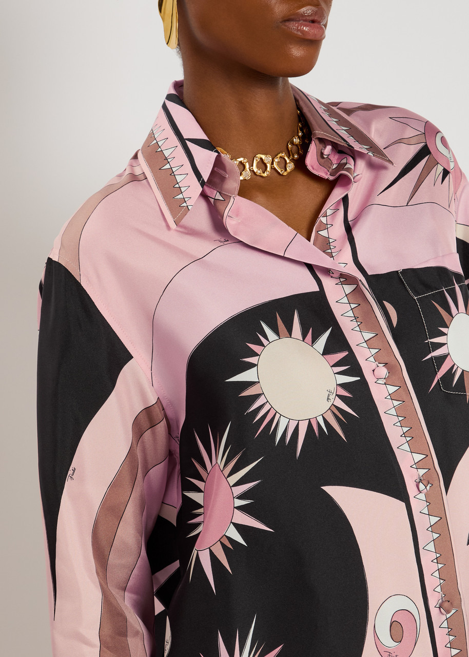 Pucci Stella Printed Silk-twill Shirt - 5