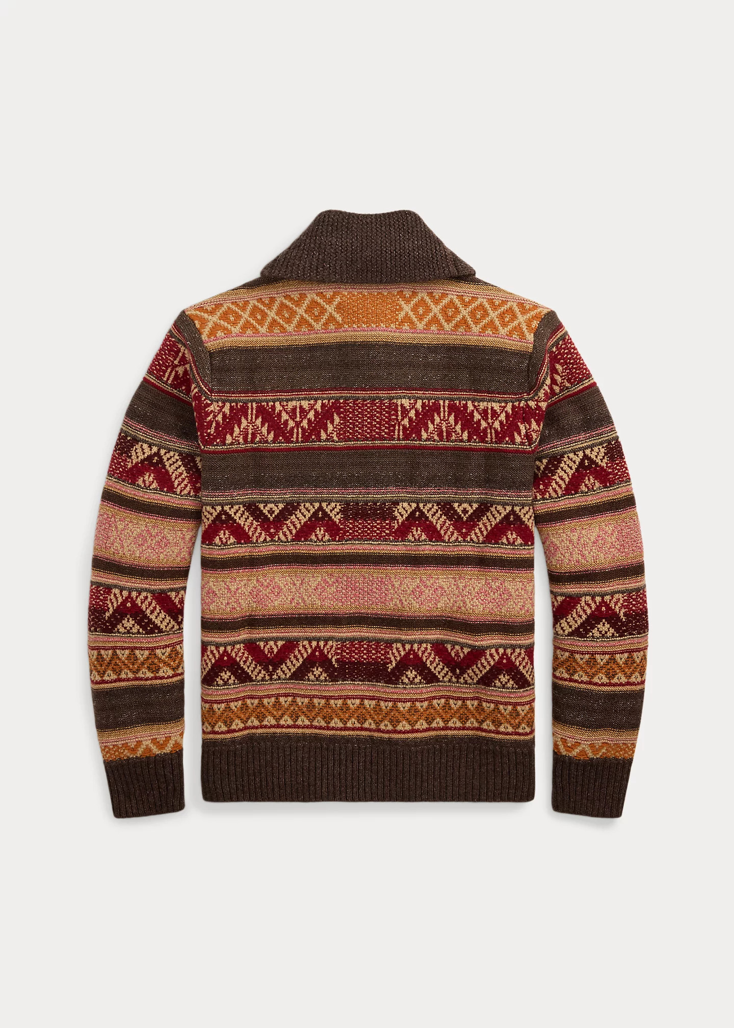 Wool-Blend Shawl-Collar Cardigan - 2