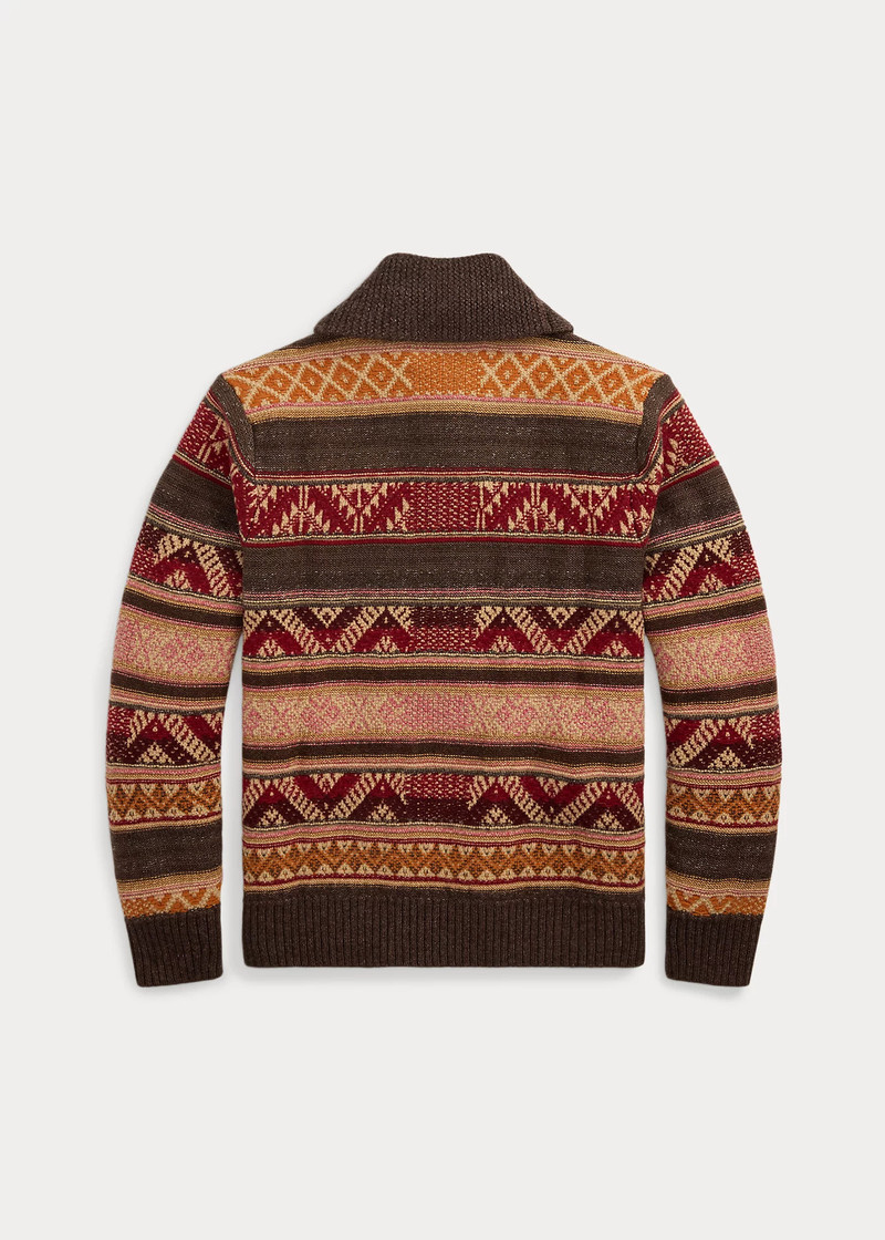 RRL by Ralph Lauren Wool-Blend Shawl-Collar Cardigan outlook
