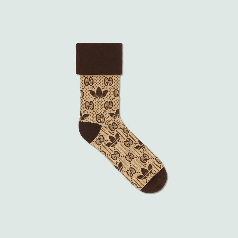 adidas x Gucci GG Trefoil cotton socks 1