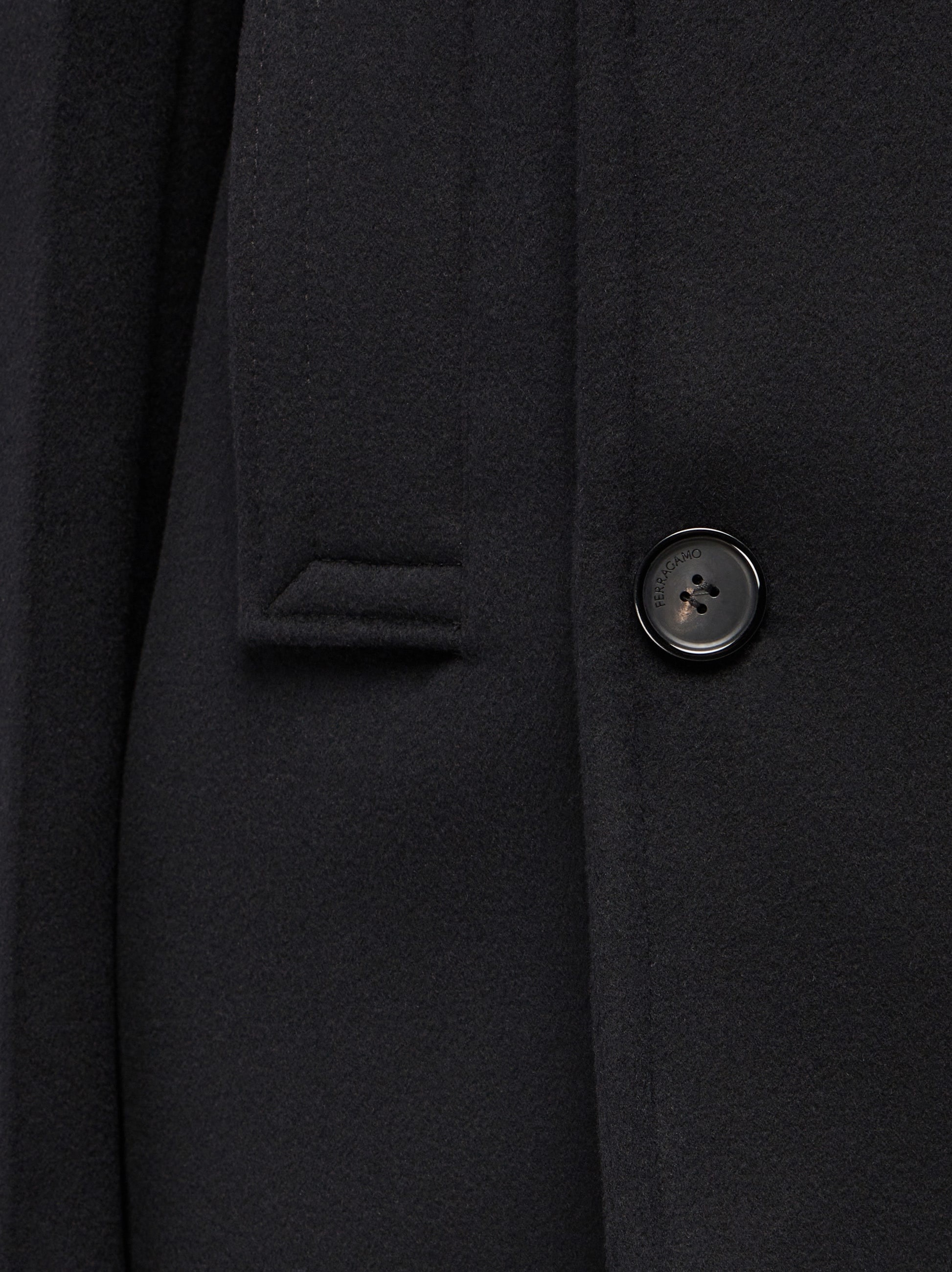 Wool and cashmere peacoat - 7