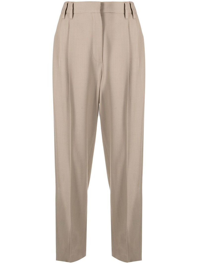 tailored wool-blend trousers 1