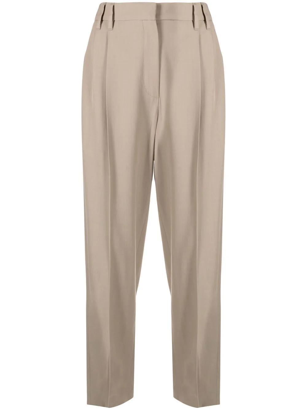 tailored wool-blend trousers - 1