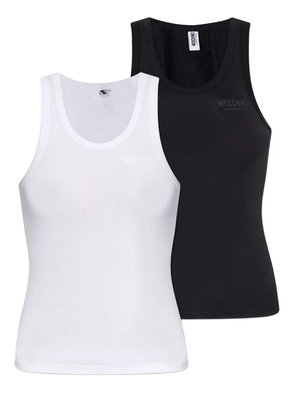 logo-detail sleeveless top (pack of two) - 1