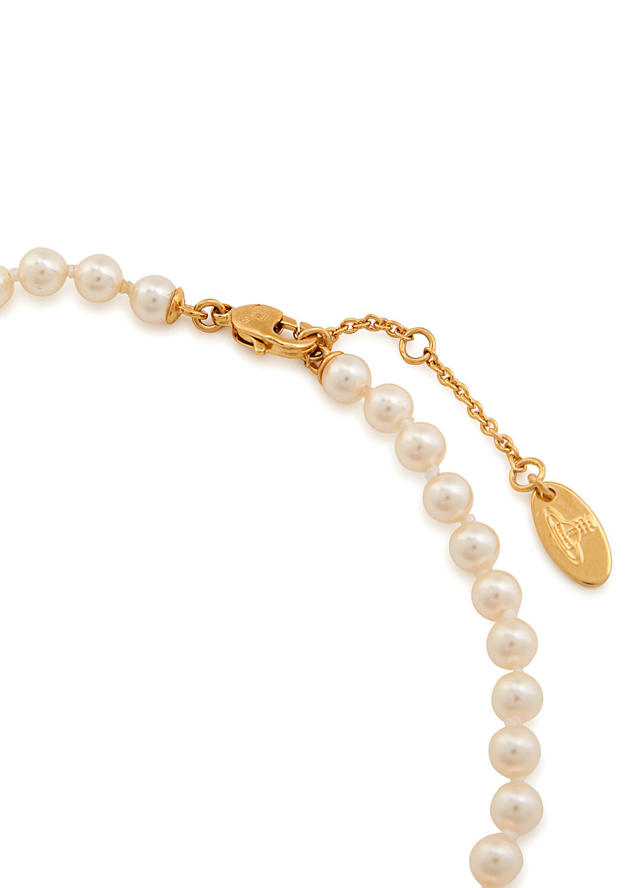 Vivienne Westwood Claude Small Faux Pearl Necklace - 4