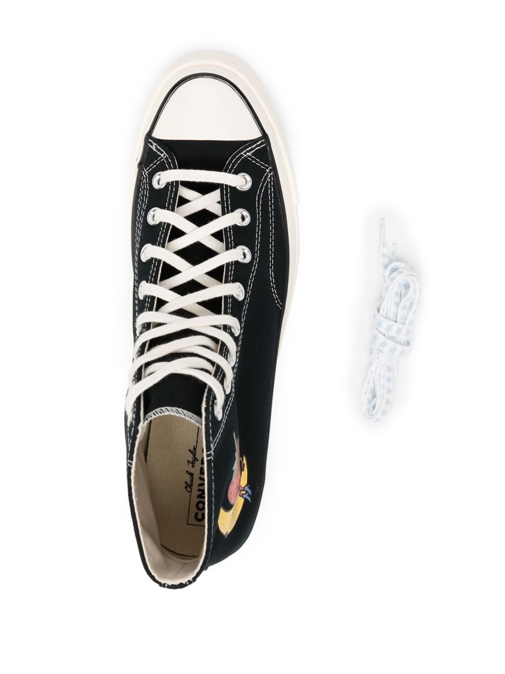 cartoon-print hi-top sneakers - 4