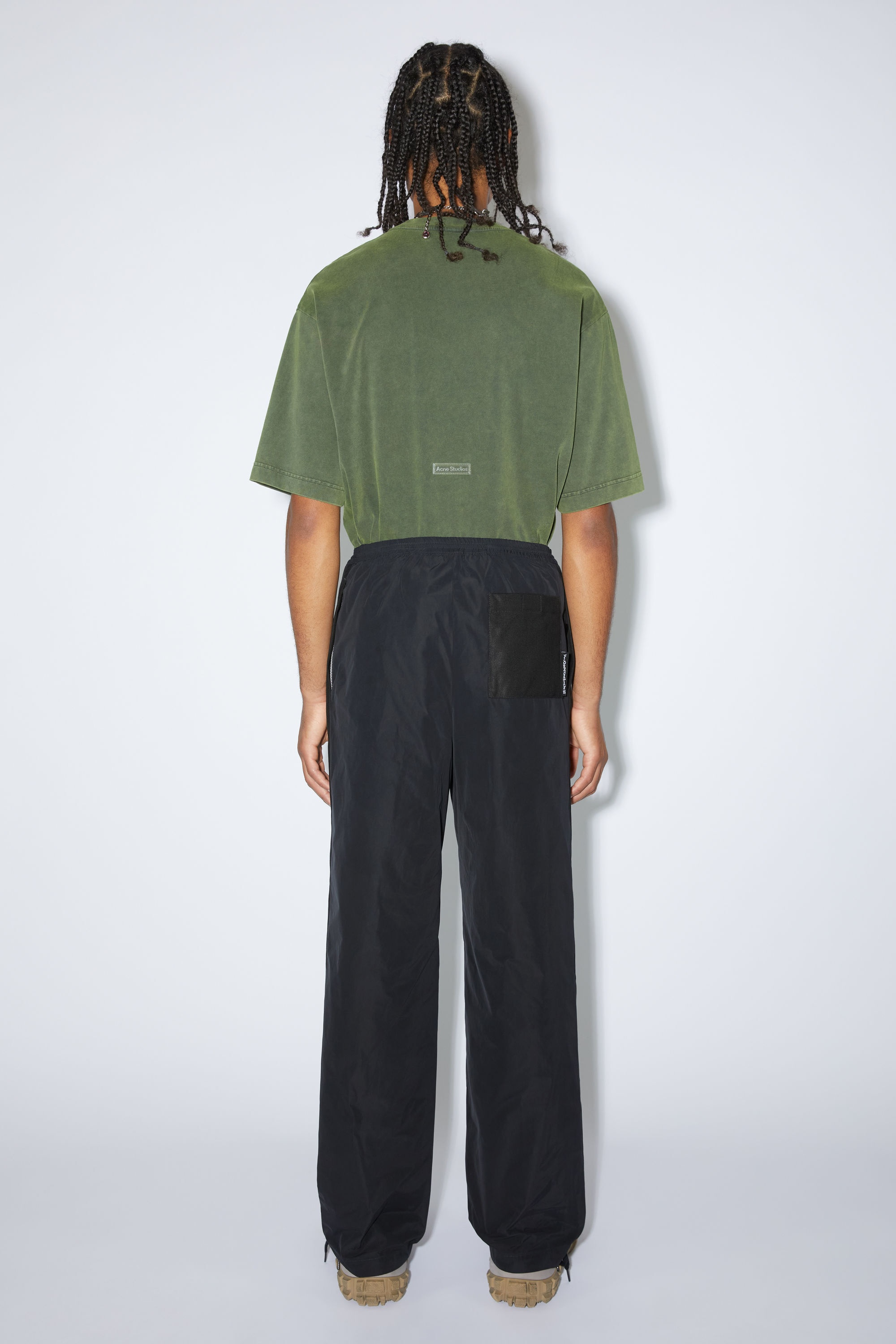 Relaxed fit trousers - Black - 3