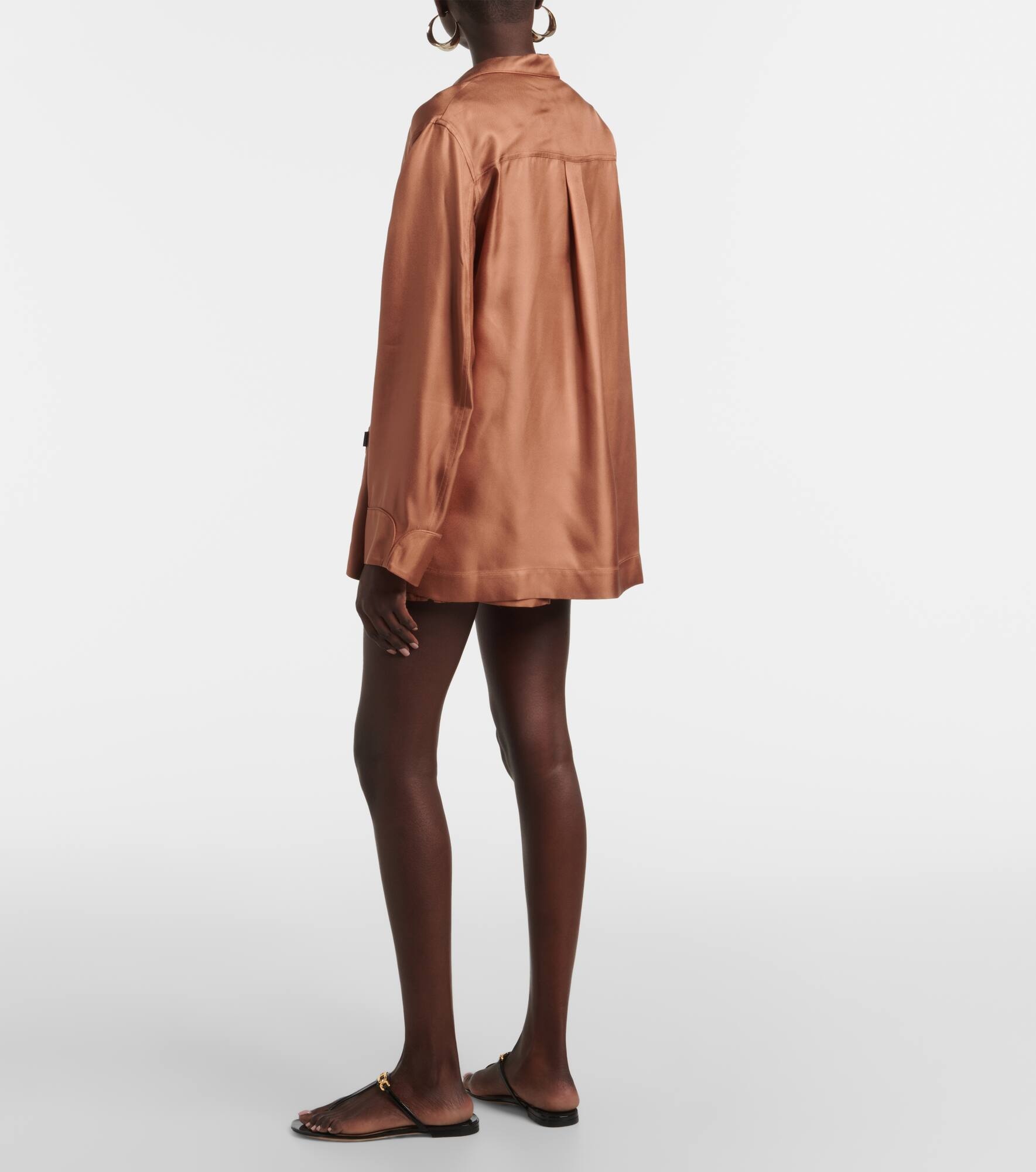 Silk twill shirt - 3