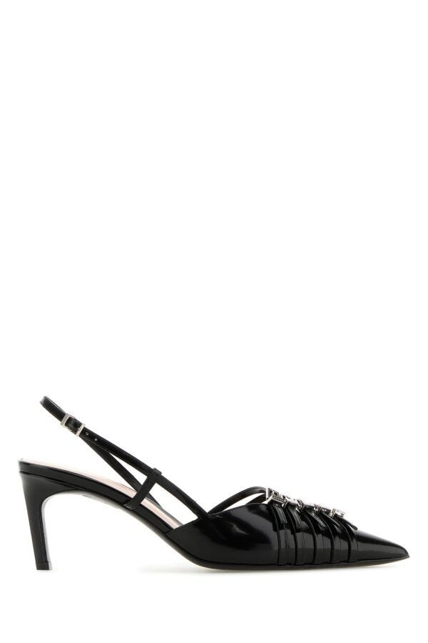 Gucci Woman Black Leather Pumps - 1