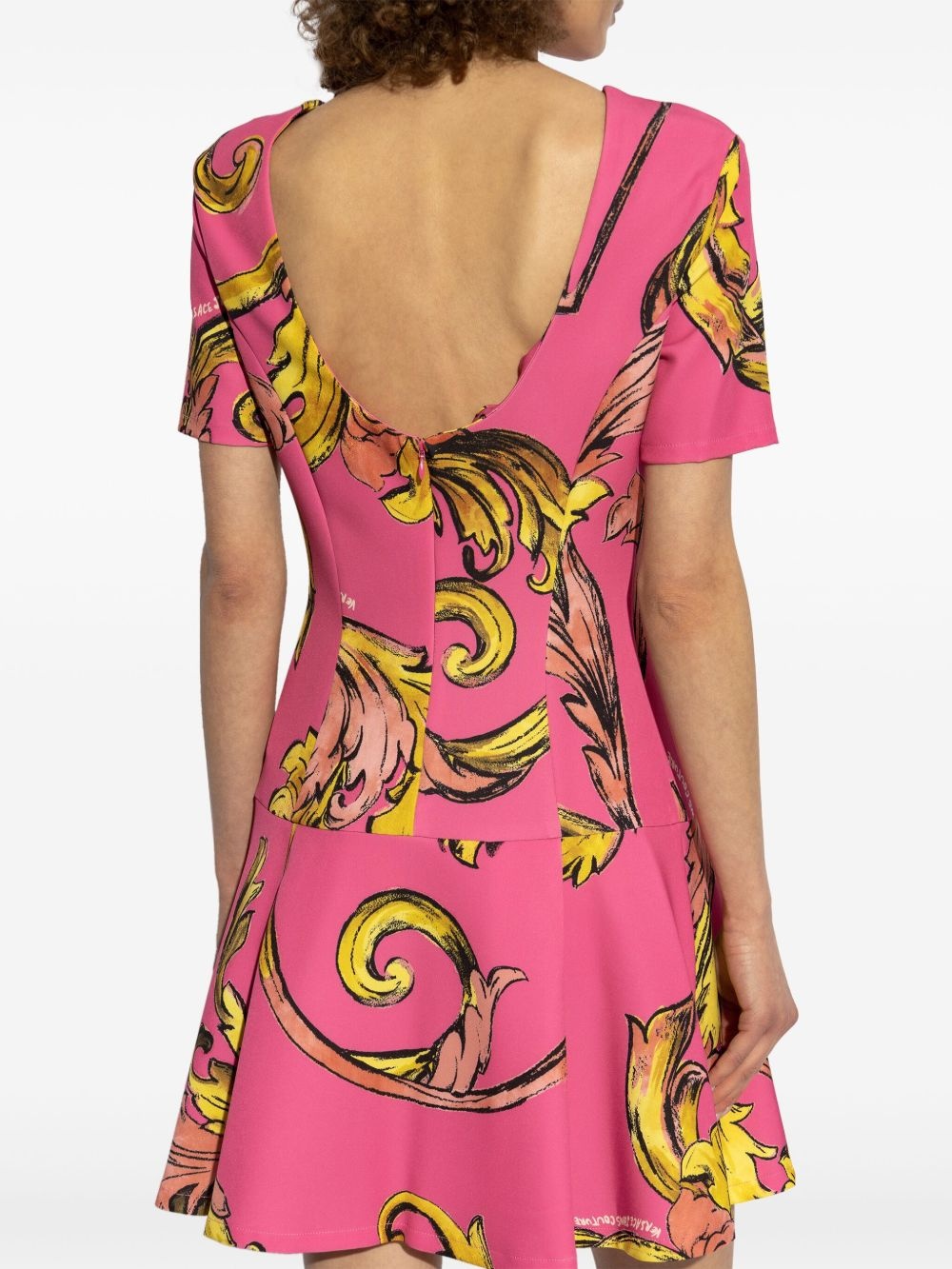 printed mini dress - 3
