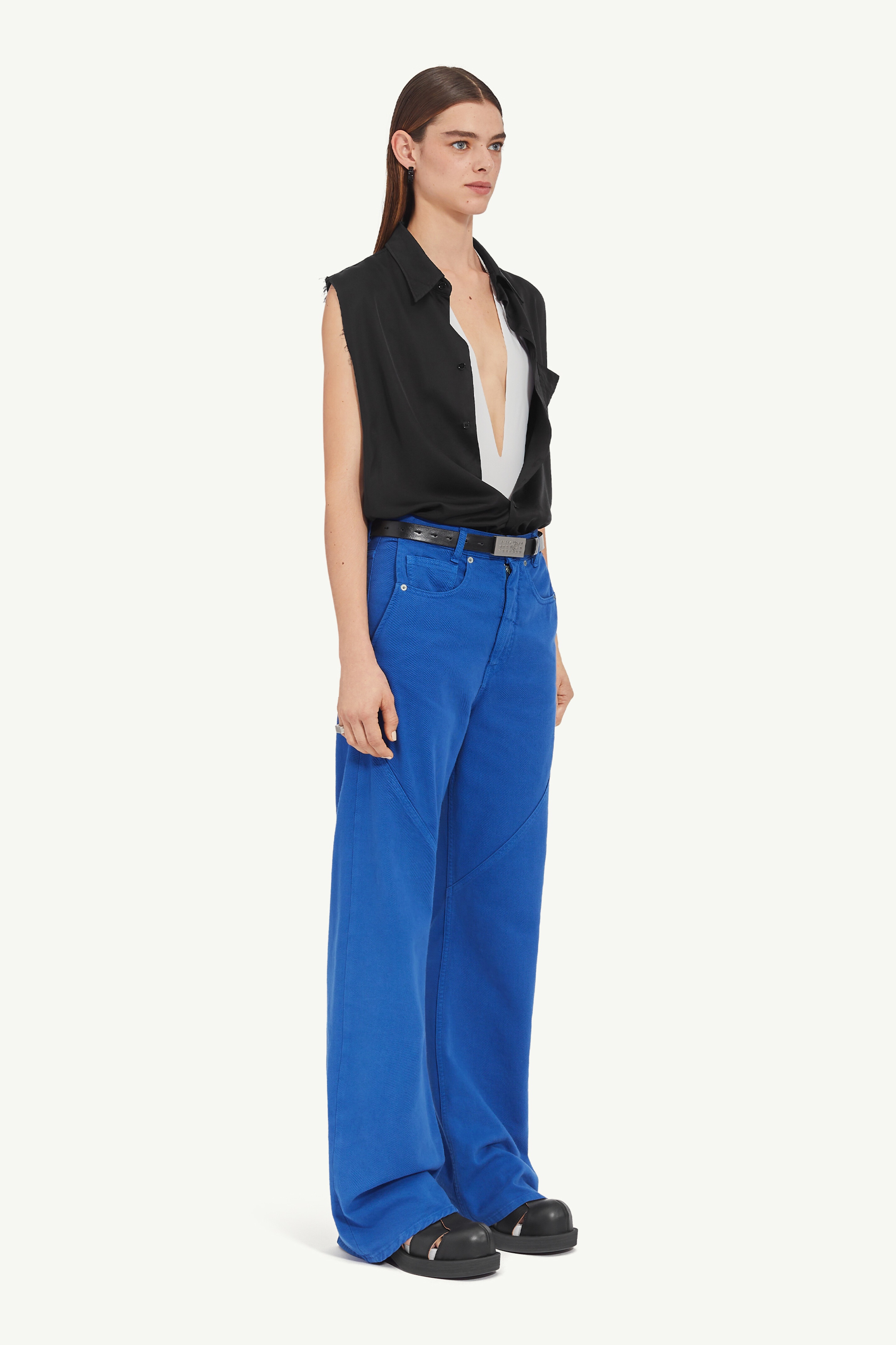5-Pocket Bull Cotton Trousers - 3