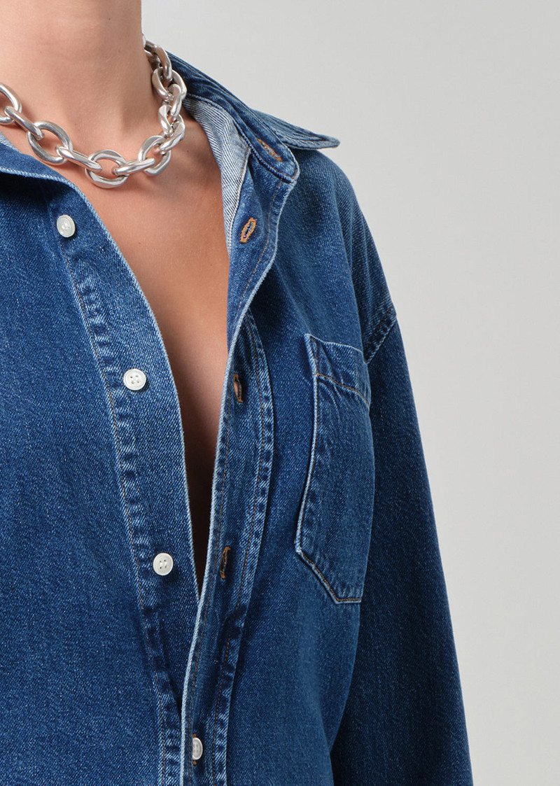 Harris Shirt In Clean Indigo 5