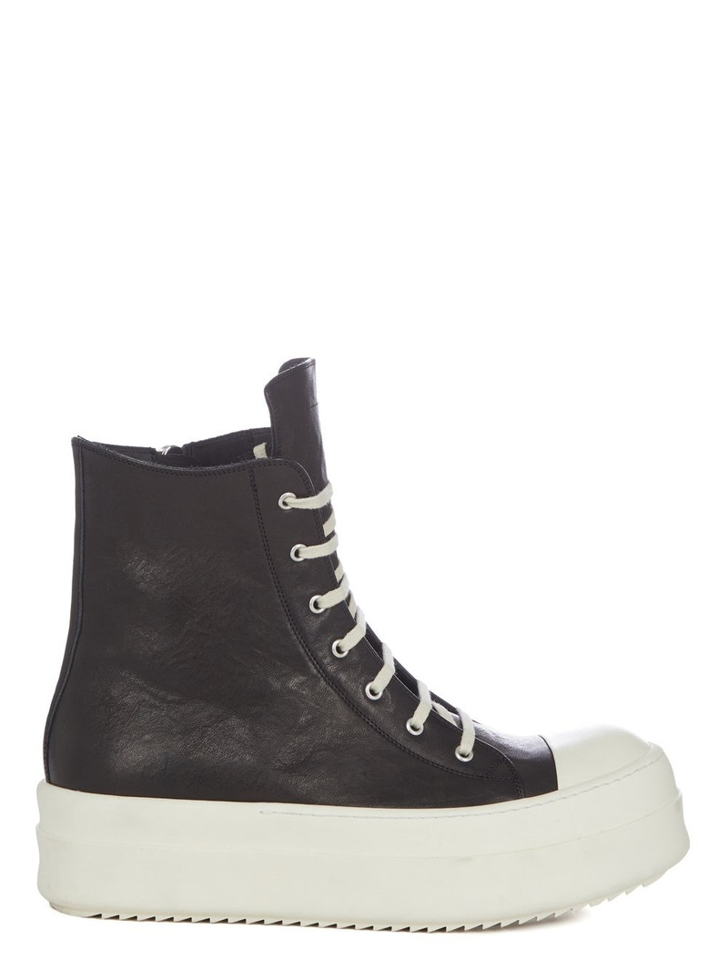 Mega Bumper Exaggerated-Sole Leather High-Top Sneakers - 1