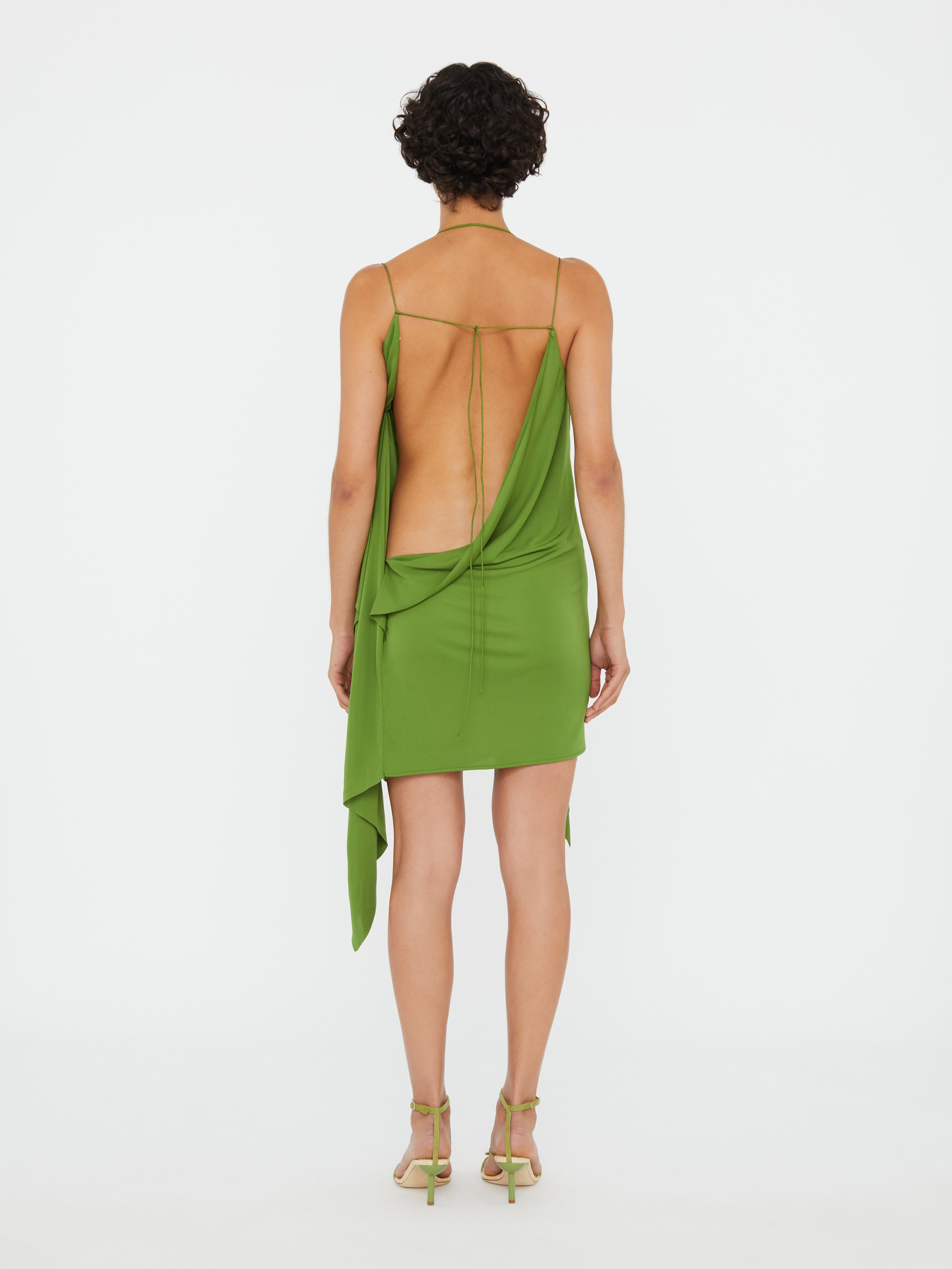 Encased Nature Cascade Mini Dress - 4