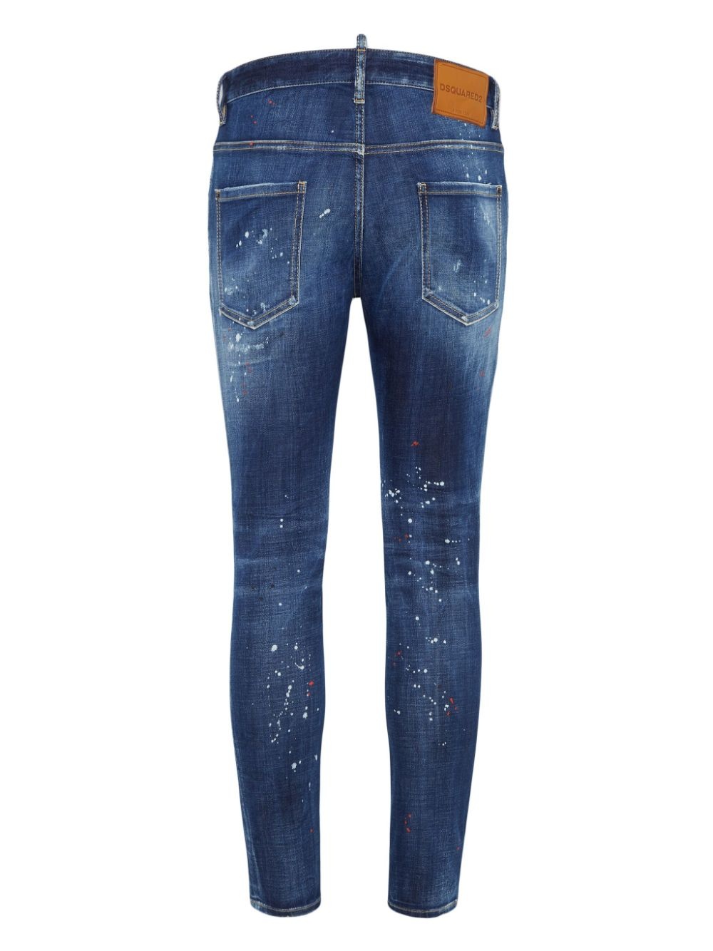 distressed stretch-cotton slim jeans - 2