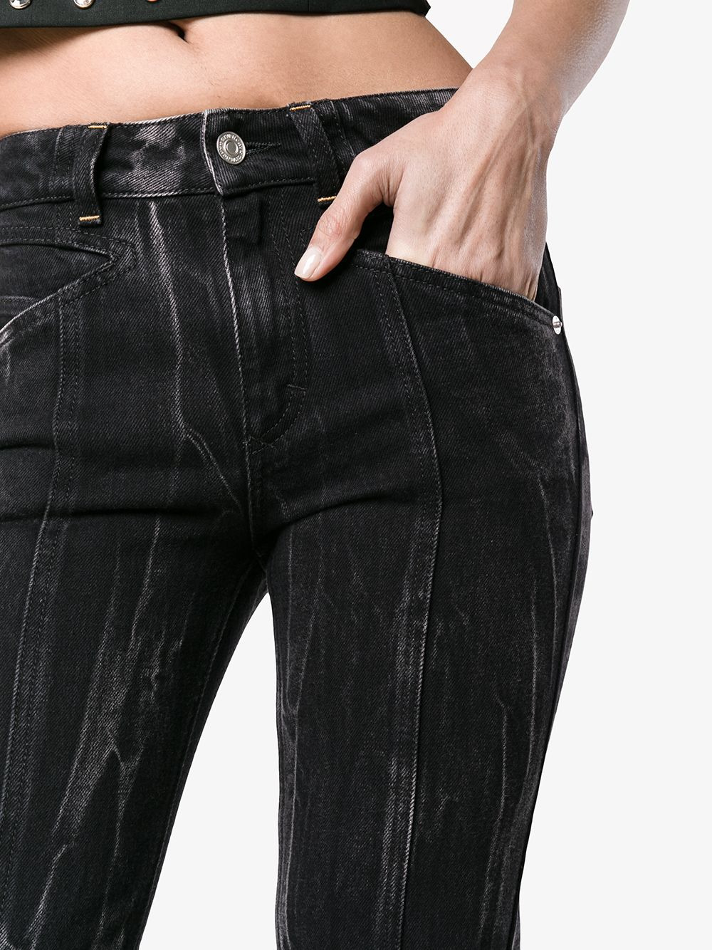 marble slim fit jeans - 5