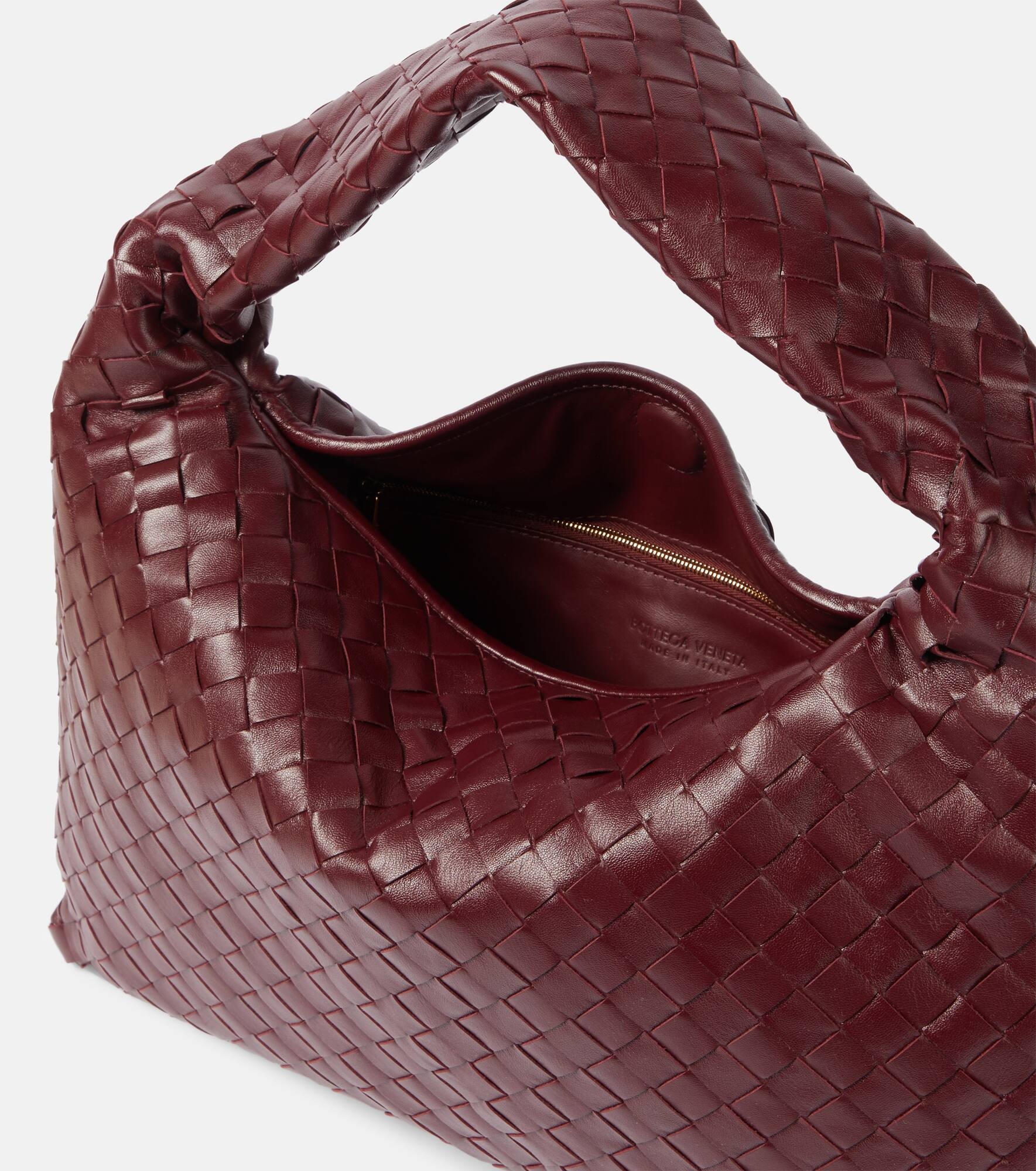 Hop Intrecciato Medium leather tote bag - 3