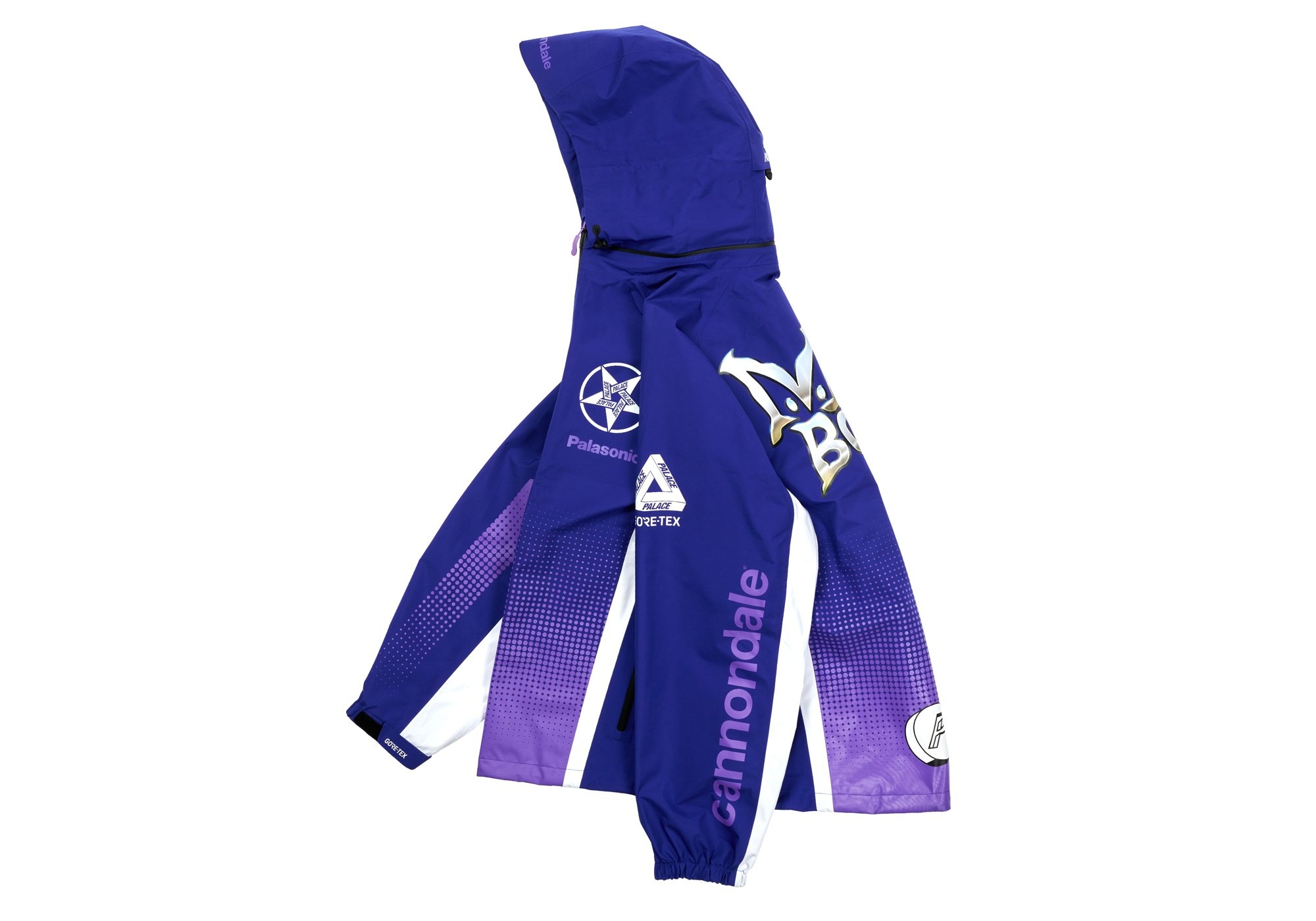 PALACE CANNONDALE MAD BOY GORE-TEX PACLITE JACKET BLUE / VIOLET - 3