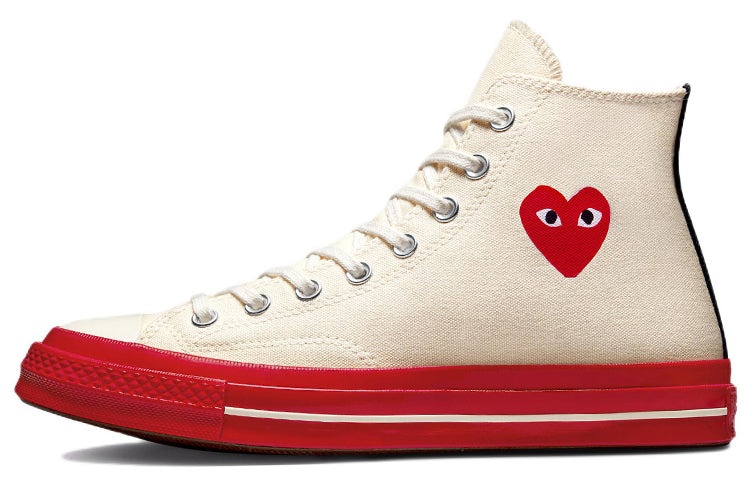Converse x COMME des GARCONS PLAY Chuck 70 High 'Pristine Red' A01794C - 2