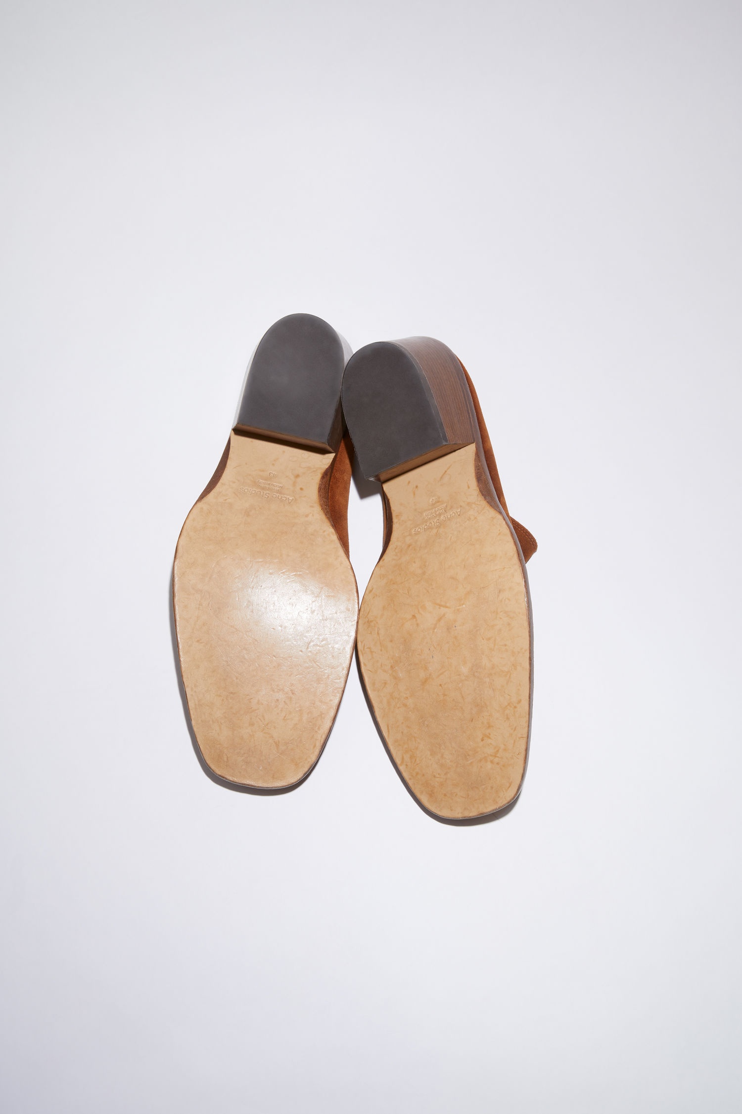 Suede mules - Tobacco brown - 3