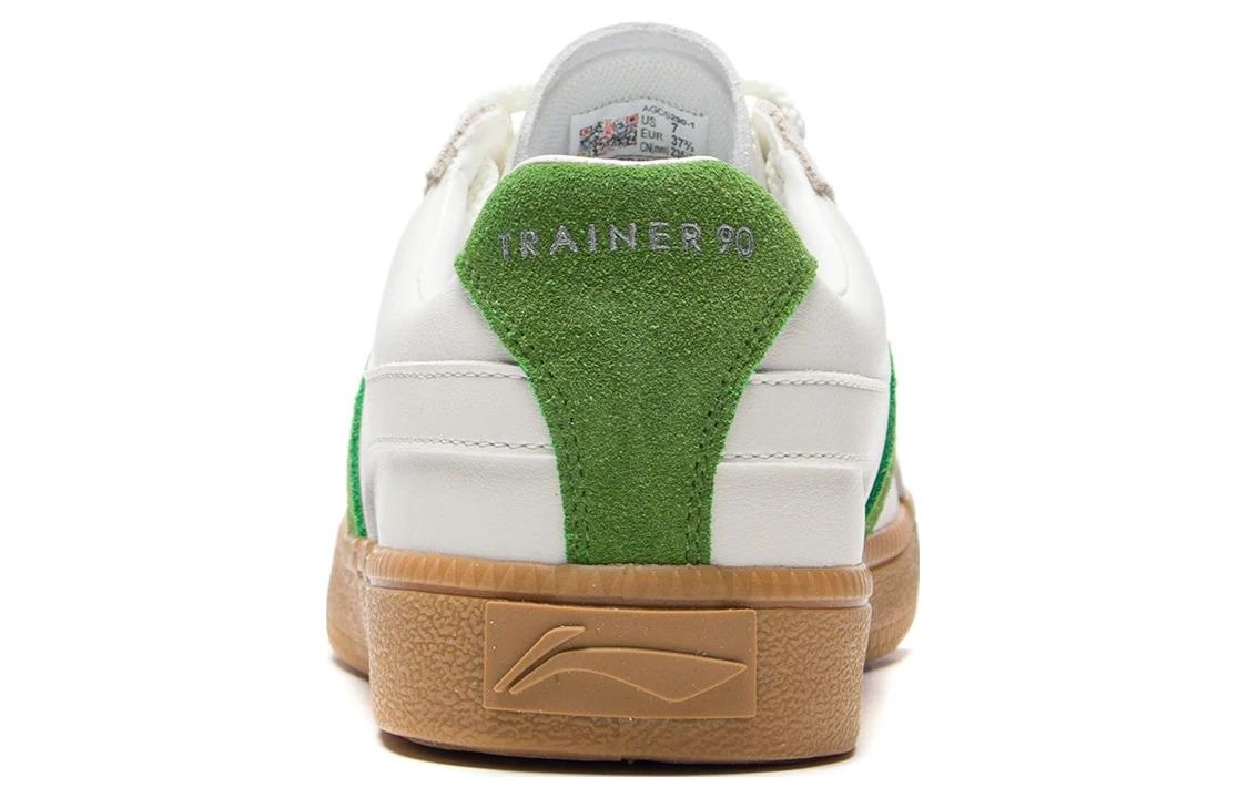 (WMNS) Li-Ning Skateboarding Low 'White Green' AGCS290-1 - 6