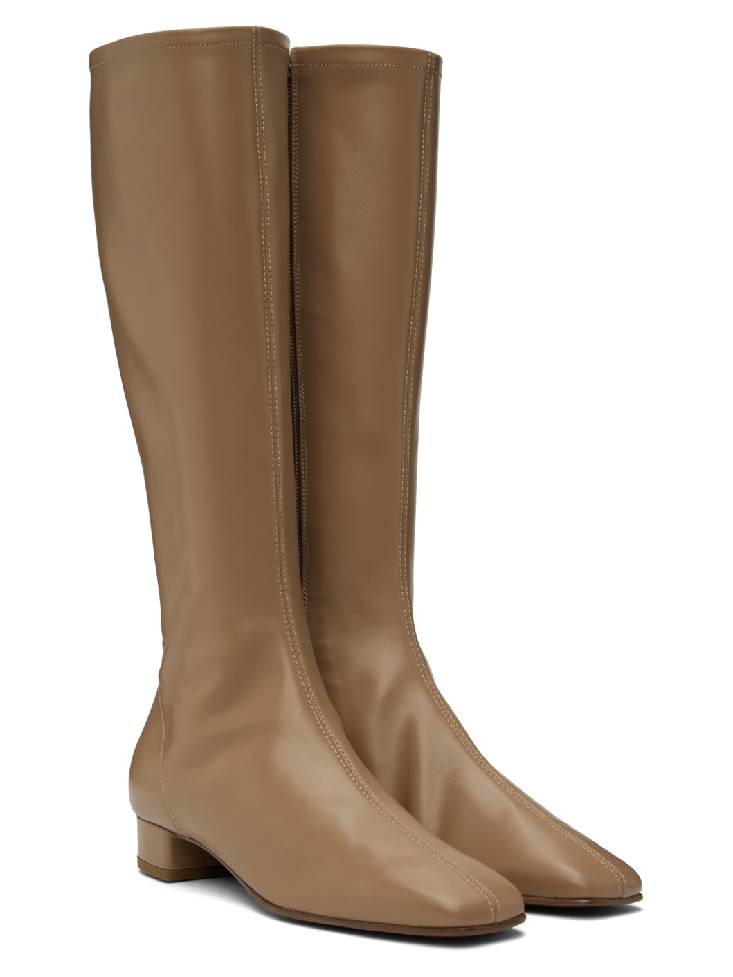 Tan Edie Boots - 4