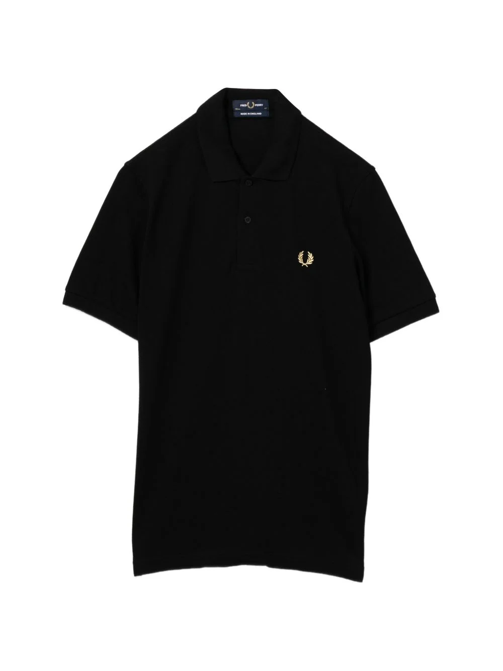 logo-embroidered polo shirt - 1