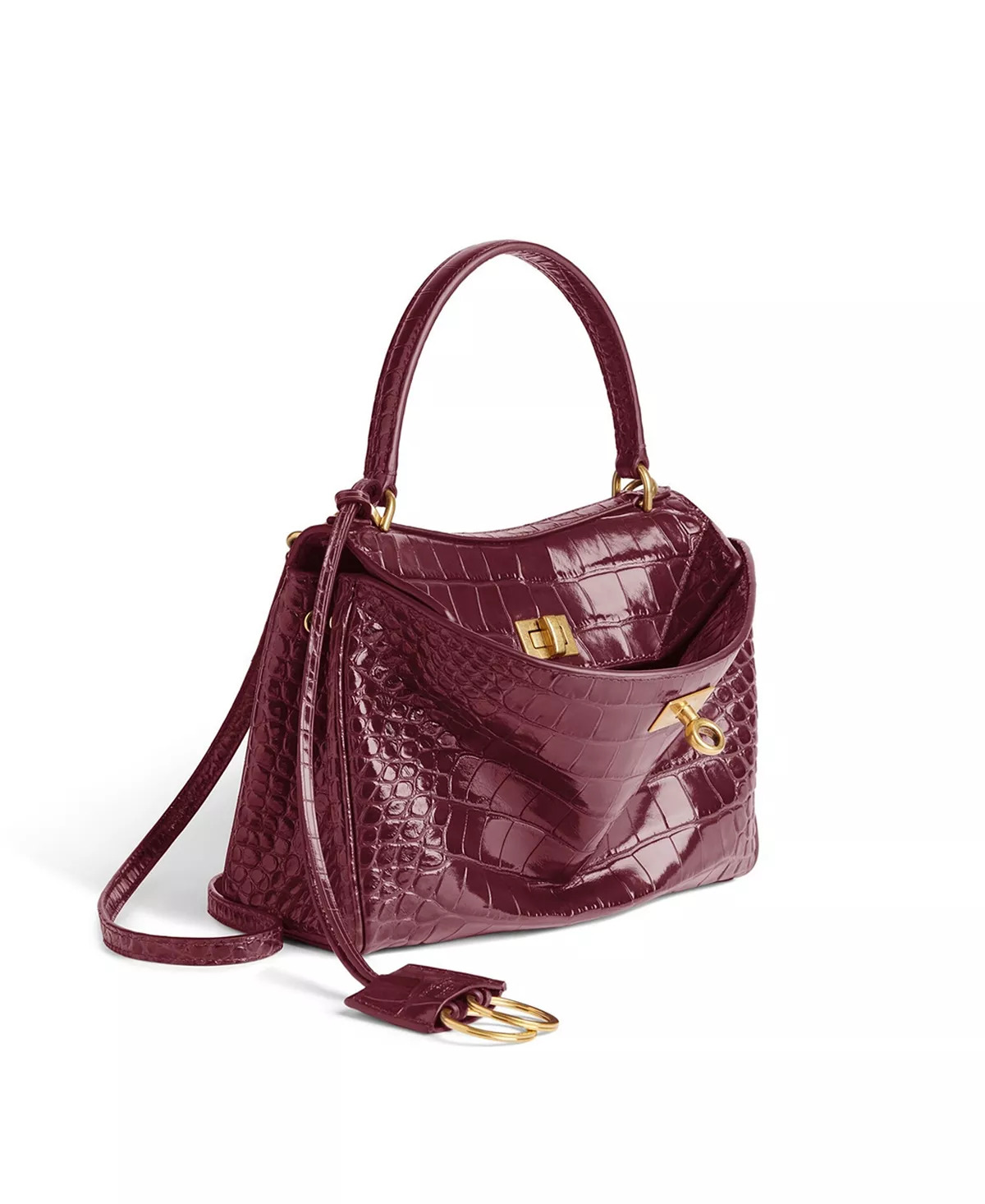 Rodeo Mini Handbag Crocodile Embossed - 6