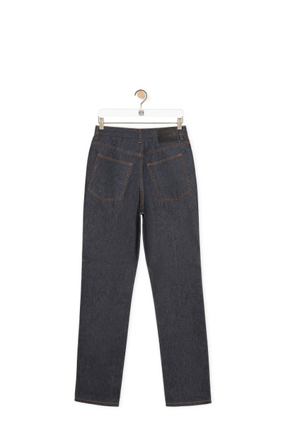 Loewe Straight leg jeans in raw denim outlook